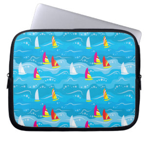 Funda Para Portátil Modelo de neón del yate
