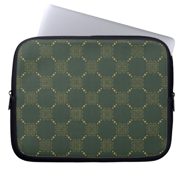 Funda Para Portátil Modelo de nudo céltico (Frente)