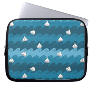 Funda Para Portátil Modelo de papel de los barcos