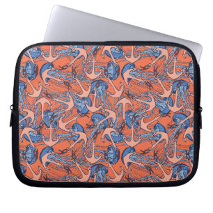 Funda Para Portátil Modelo del ancla y de las medusas