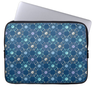 Funda Para Portátil Modelo del día de fiesta de los copos de nieve de