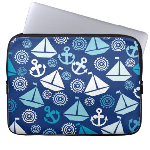 Funda Para Portátil Modelo del dibujo animado con los veleros
