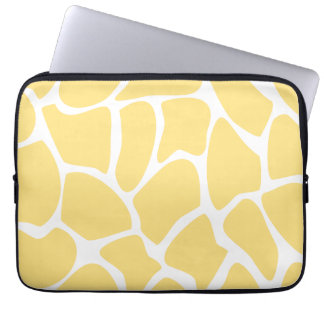 Funda Para Portátil Modelo del estampado de girafa en amarillo
