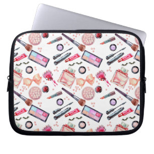 Funda Para Portátil Modelo del maquillaje de la acuarela