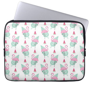 Funda Para Portátil Modelo del pastel del flamenco y de la sandía
