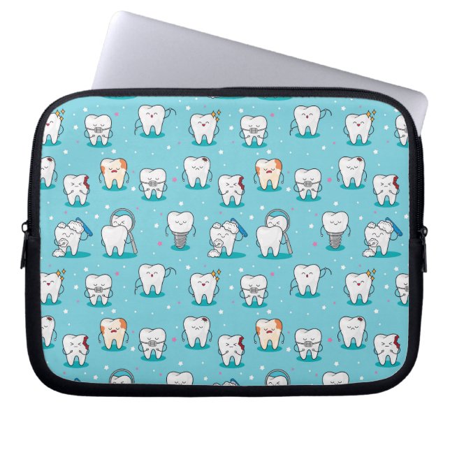 Funda Para Portátil Modelo dental lindo (Frente)