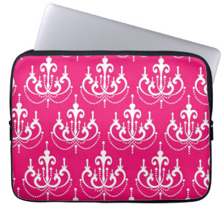 FUNDA PARA PORTÁTIL MODELO FEMENINO ROSADO FUCSIA DE LA LÁMPARA