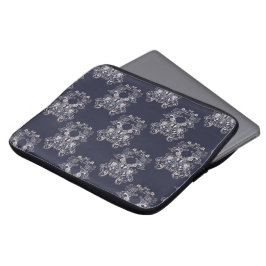 Funda Para Portátil modelo floral de la marina de guerra del estilo