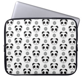 Funda Para Portátil Modelo Kawaii Panda Mandala