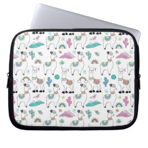 Funda Para Portátil Modelo lindo de la llama del dibujo animado