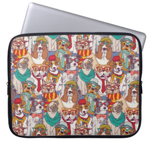 Funda Para Portátil Modelo lindo de la moda del perrito