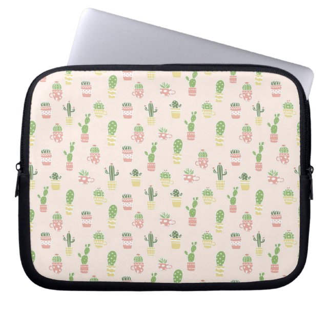 Funda Para Portátil Modelo lindo del cactus (Frente)