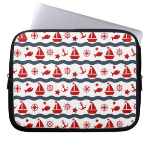 Funda Para Portátil Modelo marítimo lindo