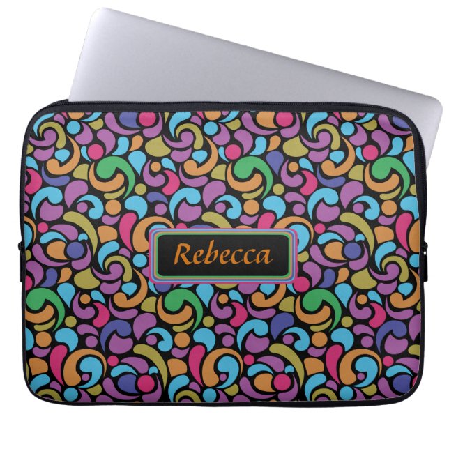 Funda Para Portátil Modelo multi brillante personalizado de la forma (Frente)