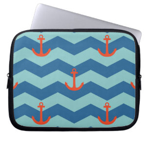 Funda Para Portátil Modelo náutico de Chevron