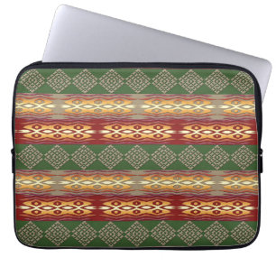 Funda Para Portátil Modelo rayado tribal africano étnico