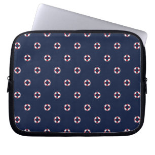 Funda Para Portátil Modelo rojo y blanco de la boya
