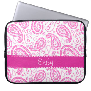 Funda Para Portátil Modelo rosado de Paisley