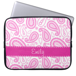 Funda Para Portátil Modelo rosado de Paisley