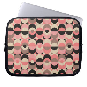 Funda Para Portátil Modelo rosado moderno de los mediados de siglo