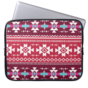Funda Para Portátil Modelo tribal inconsútil azteca tradicional del