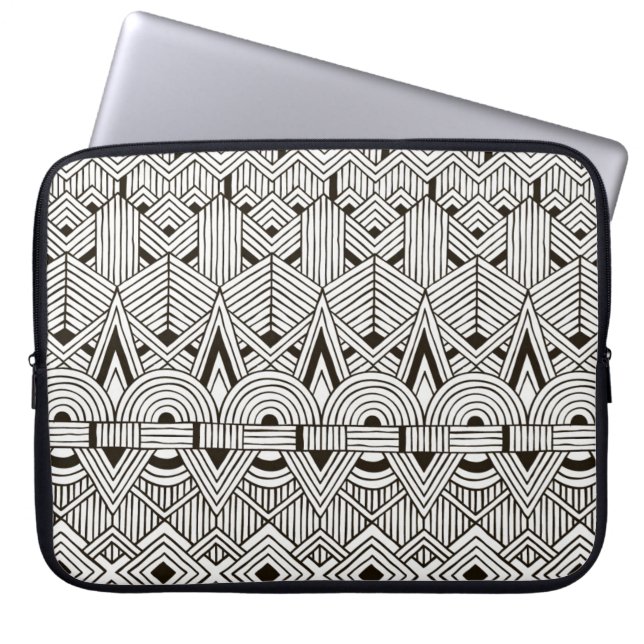 Funda Para Portátil Modelo tribal inspirado (Frente)