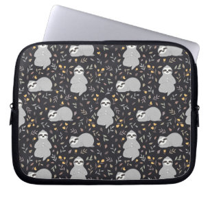 Funda Para Portátil Modelo tropical de la pereza del bebé