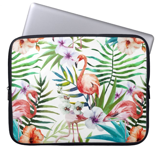 Funda Para Portátil Modelo tropical del jardín de la naturaleza del (Frente)
