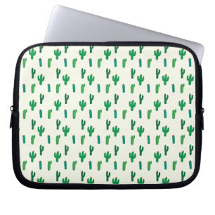 Funda Para Portátil Modelo verde claro del cactus