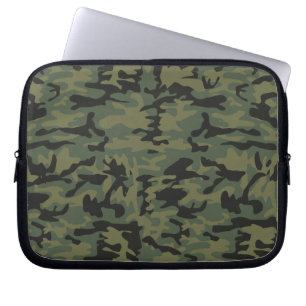 Funda Para Portátil Modelo verde del camo