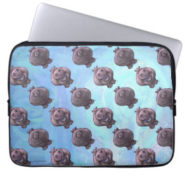 Funda Para Portátil Modelos de cabezas y de las colas del Hippopotamus