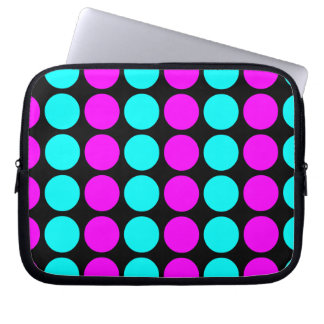 Funda Para Portátil Modelos elegantes para ella: Lunares rosados y
