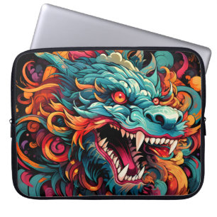 Funda Para Portátil Modern Oriental Dragon Majesty