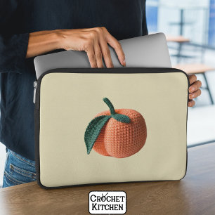 Funda Para Portátil Moderna y moderna moda Amigurumi Crochet Peach