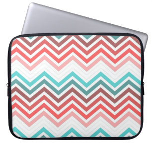Funda Para Portátil Moderno, de moda, zigzag de chevron colorido
