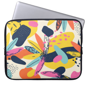Funda Para Portátil Moderno patrón de ilustracion de plantas de selva