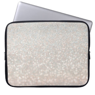 Funda Para Portátil moderno, rosa, dorado, brillante, oscuro, rubio, p