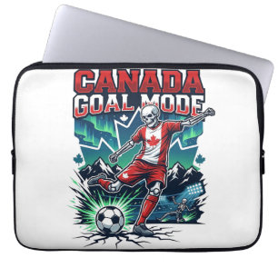 Funda Para Portátil Modo Gol de Canadá Esqueleto Delantero Naciones Di