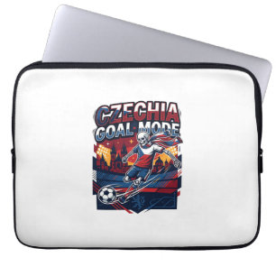 Funda Para Portátil Modo Gol de Chequia Esqueleto Delantero Naciones R