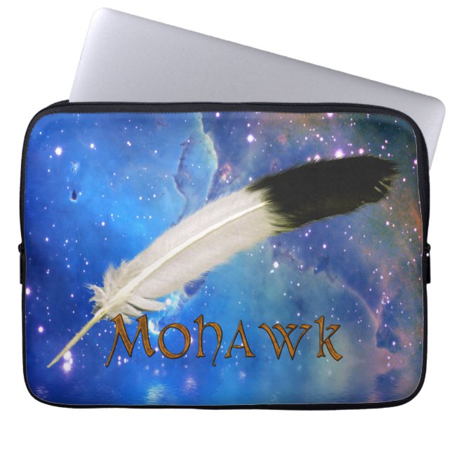 Funda para portátil MOHAWK Nation & Feather Space (Frente)