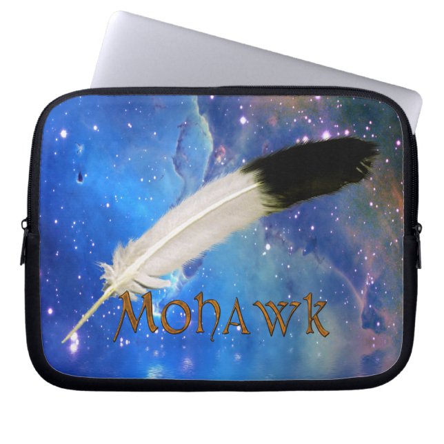 Funda para portátil MOHAWK Nation & Feather Space (Frente)