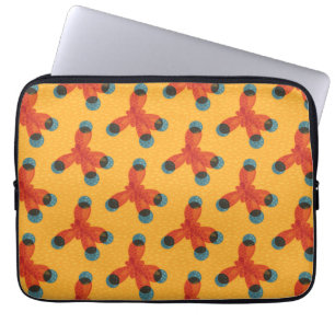 Funda Para Portátil Molécula anaranjada del metano del modelo del