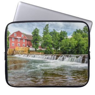 Funda Para Portátil Molino de águila de guerra y cascada