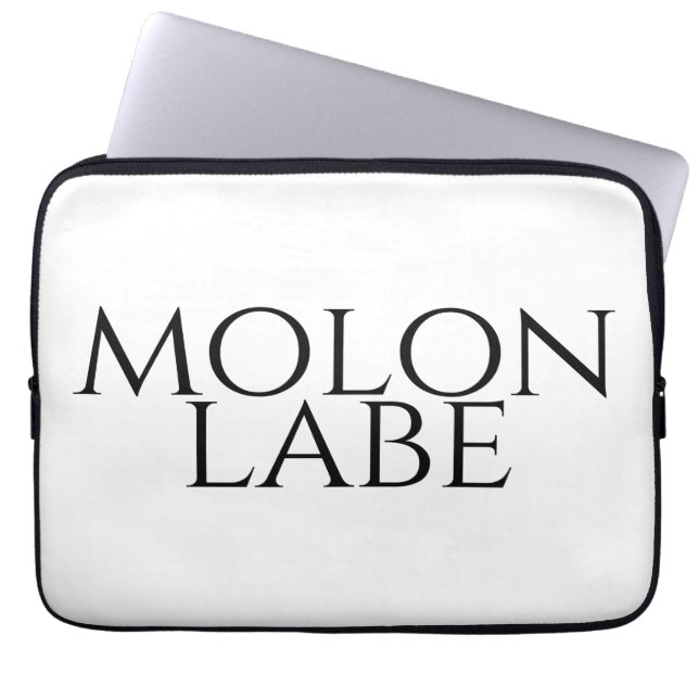 Funda Para Portátil Molon Labe (Frente)