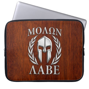 Funda Para Portátil Molon Labe Spartan Warrior Laures Chrome Style