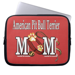 Funda Para Portátil MOM norteamericano Pit Bull Terrier