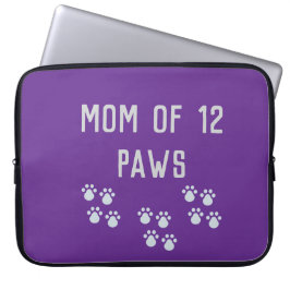 Funda Para Portátil Mom of 12 paws