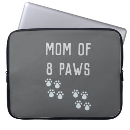 Funda Para Portátil Mom of 8 paws