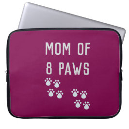 Funda Para Portátil Mom of 8 paws