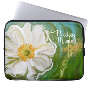 Funda Para Portátil Momento preciso - Poder floral anémico